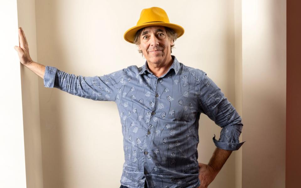 Comedian Mark Steel who is receiving treatment for cancer