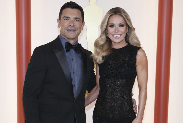 Kevin Mazur/Getty Mark Consuelos and Kelly Ripa