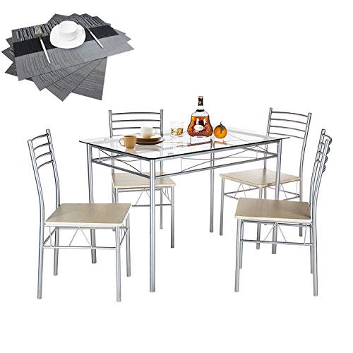 Vecelo Dining Table with Chairs (Amazon / Amazon)