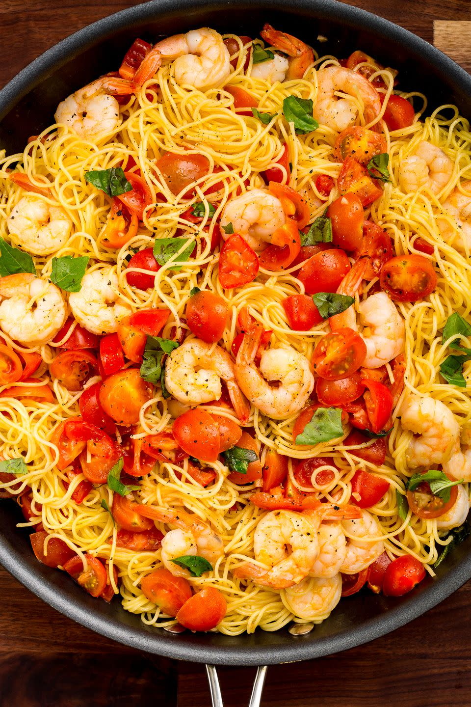 Bruschetta Shrimp Pasta