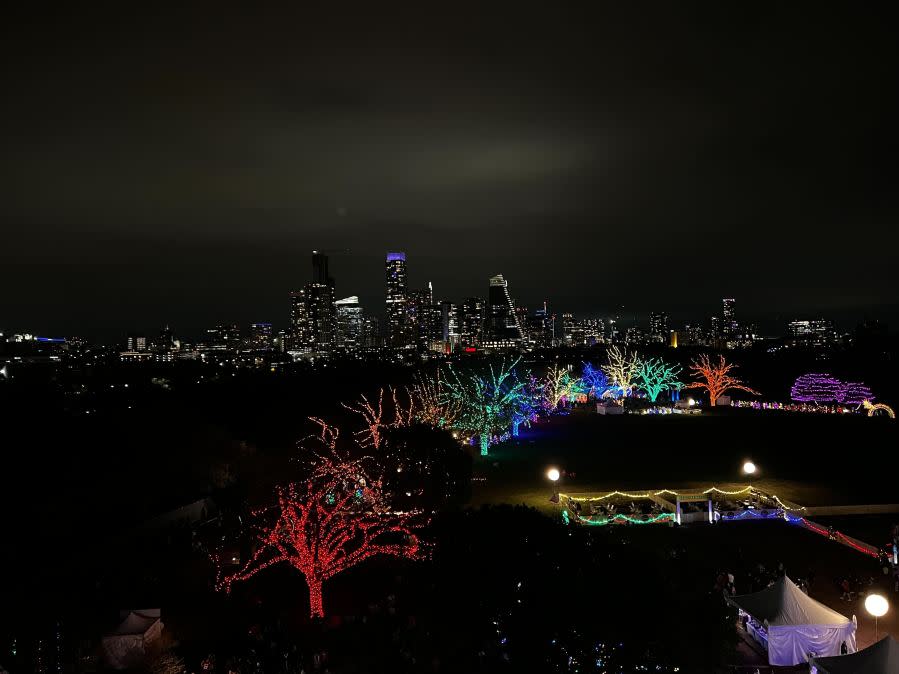 Trail of Lights in December 2022 (KXAN Photo/Jake Sykes)