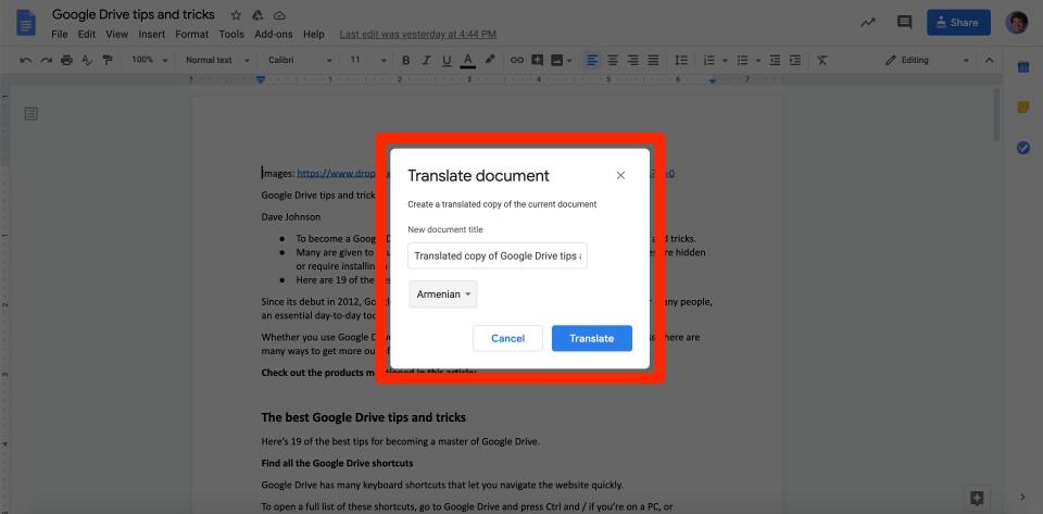 Google Drive tips and tricks 7