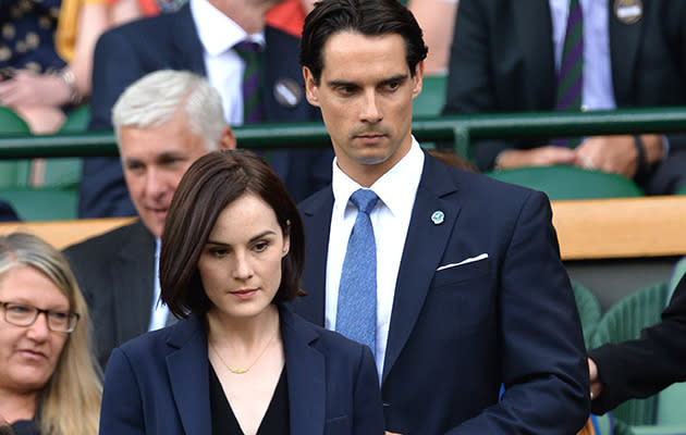 Michelle Dockery and John Dineen. Photo: Getty Images.