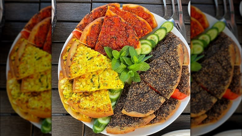 colorful Middle Eastern bread