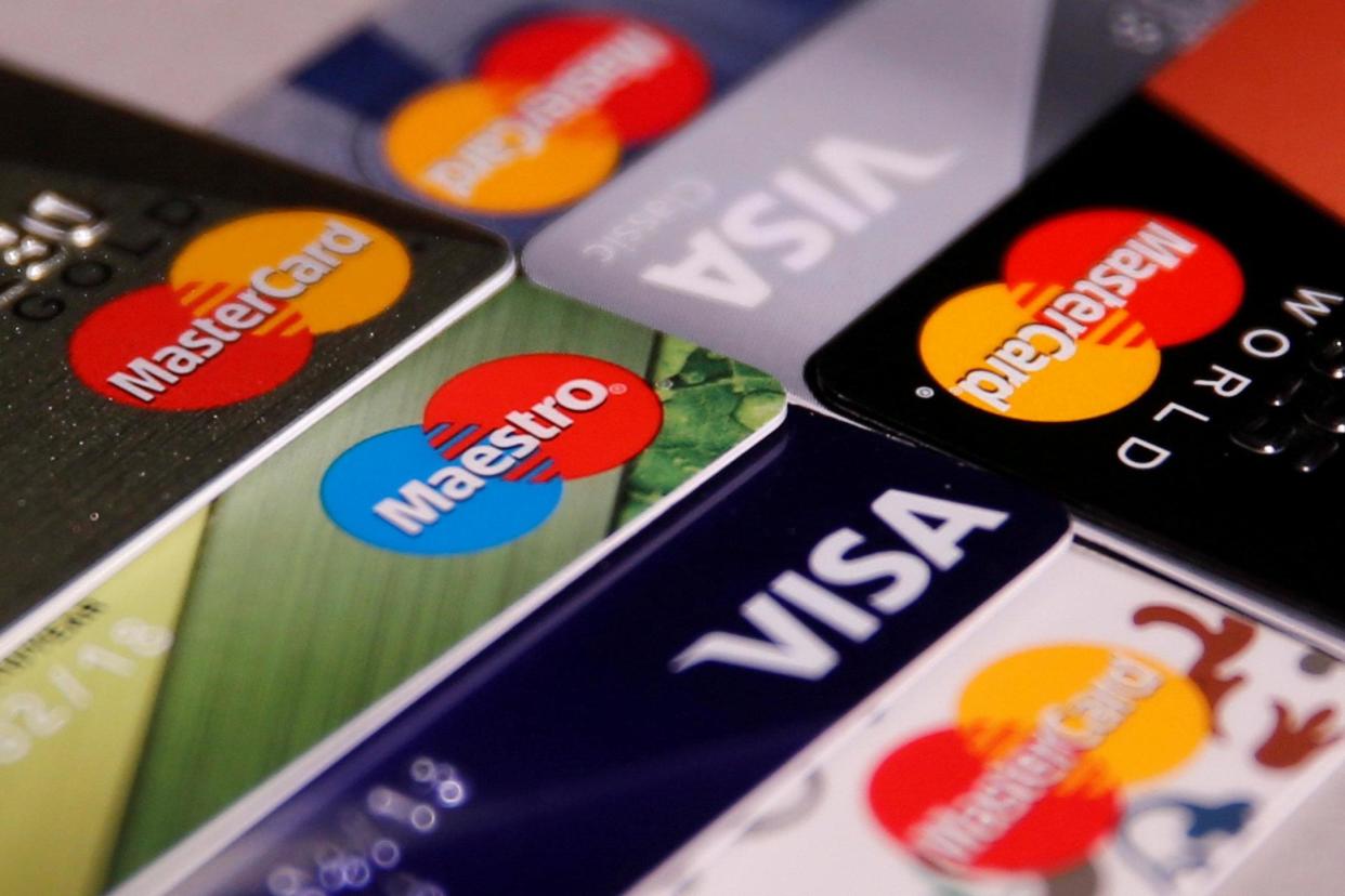 Vicious cycle: Some young Londoners are relying on credit cards to cover living costs: REUTERS