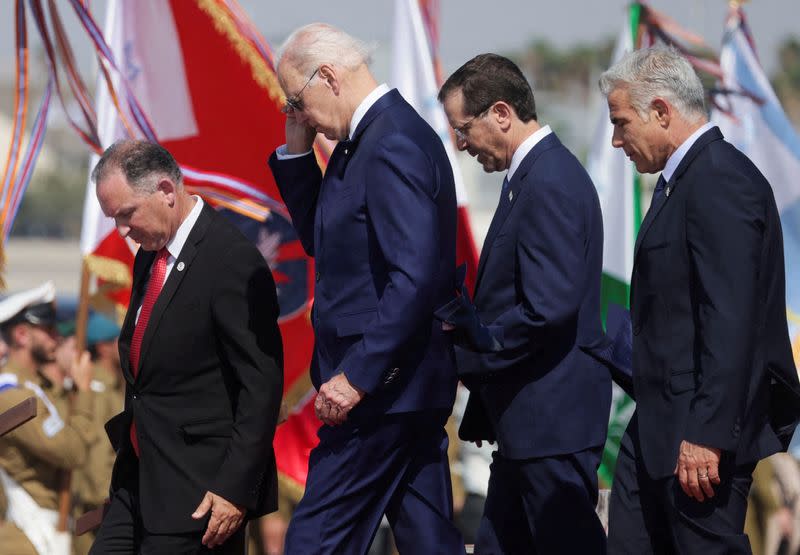 U.S. President Biden visits Israel