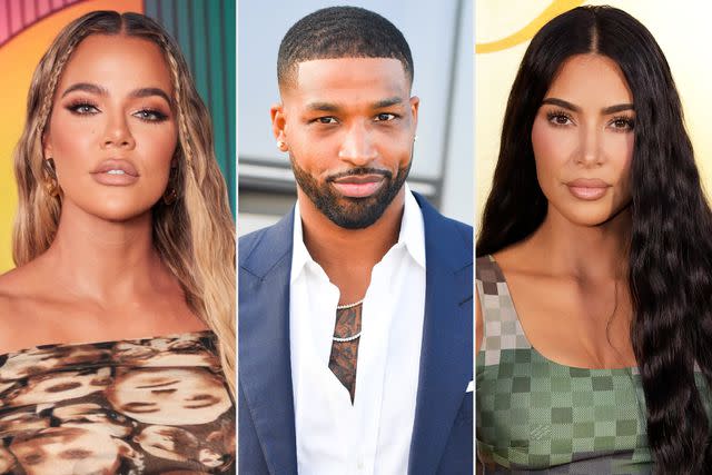 <p>SHEIN X 100K Challenge 2021/Getty; George Pimentel/Getty; Antoine Flament/Getty</p> Khloe Kardashian, Tristan Thompson, Kim Kardashian