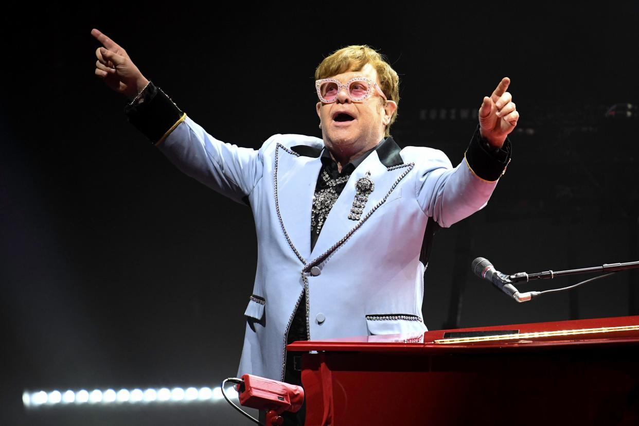 Elton John will visit Amalie Arena on his Farewell Yellow Brick Road tour.