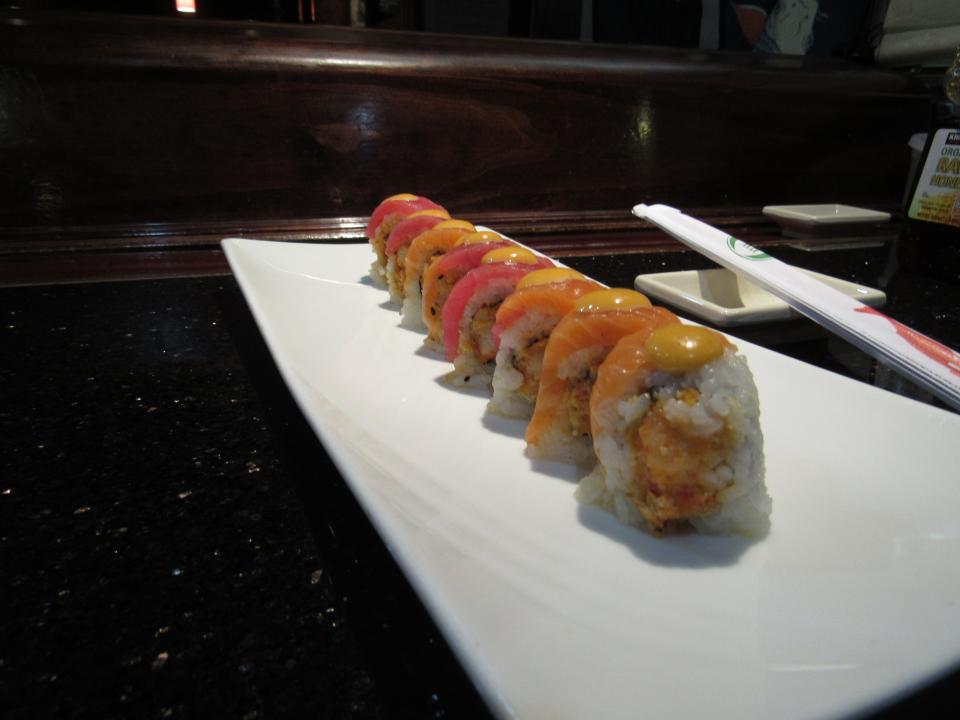 Mars roll at Blue Ginger Asian Fusion Bistro