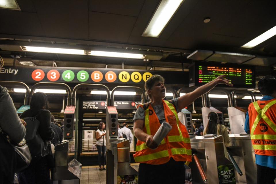 Police say they are investigating the incident which took place on a New York subway. Source: Getty