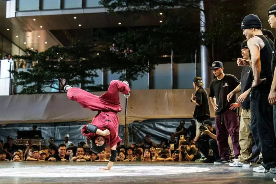 2023 taipei bboy city安麗盃世界霹靂舞大賽競賽畫面。官方提供