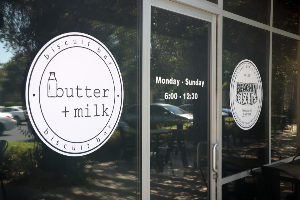 Butter + Milk Biscuit Bar, a new family-owned restaurant in town, offers its customers homemade biscuits, sandwiches, burritos, tacos, coffee and more. Located off of Noble Avenue and South County Center Drive, Butter + Milk Biscuit Bar is the sister location to Beachin’ Biscuits in Pismo Beach.