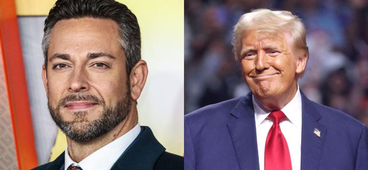 Actor Zachary Levi publicly announces his support for Donald Trump