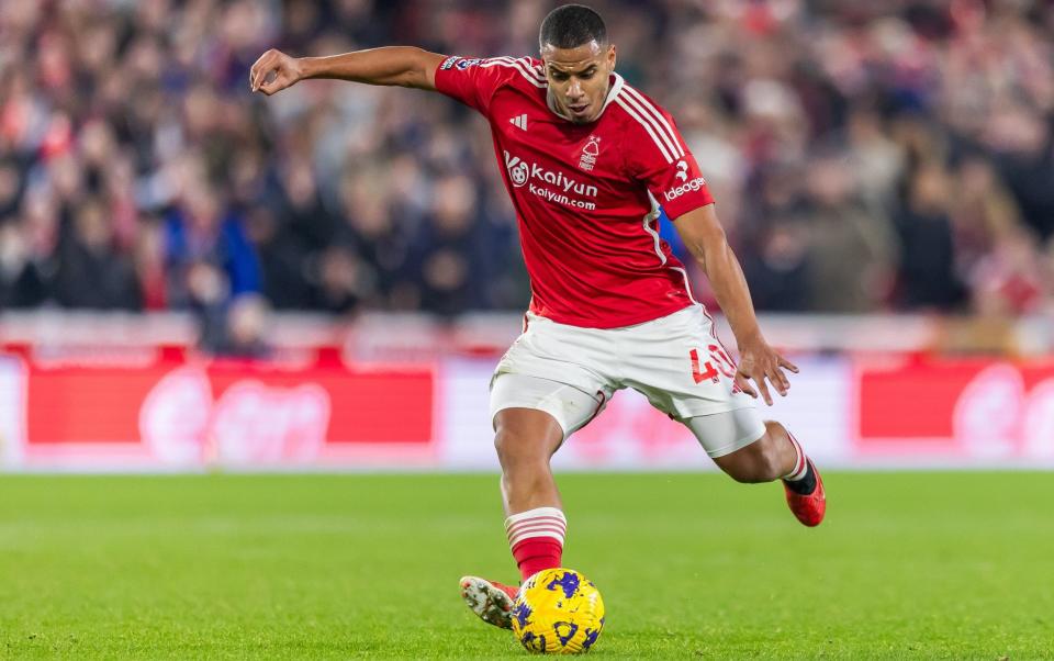  Neco Williams of Nottingham Forest in action during the match against Juventus.