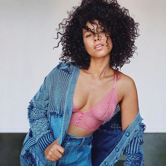 Alicia Keys's Totally Sheer Pink Bra Benefits a Worthy Cause