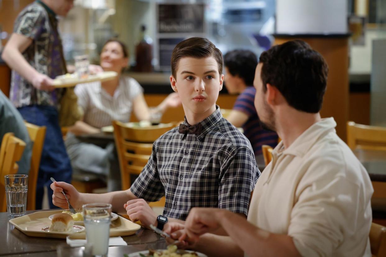 zoe perry, iain armitage, young sheldon, season 7