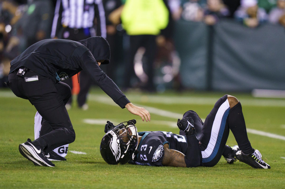 Eagles safety C.J. Gardner-Johnson will be sidelined indefinitely with a  lacerated kidney, a league source confirmed.