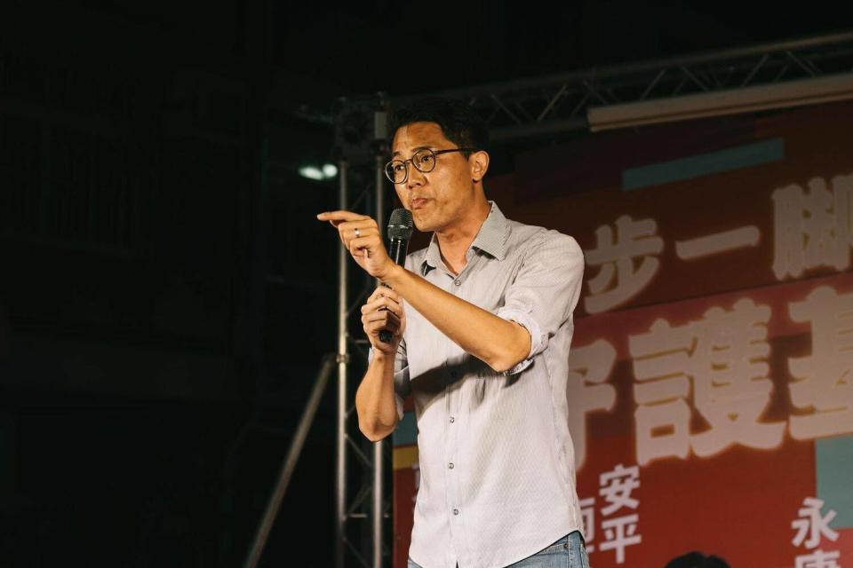 台灣基進台南黨部主委暨東區市議員候選人李宗霖當選議員   圖:台灣基進台南黨部提供