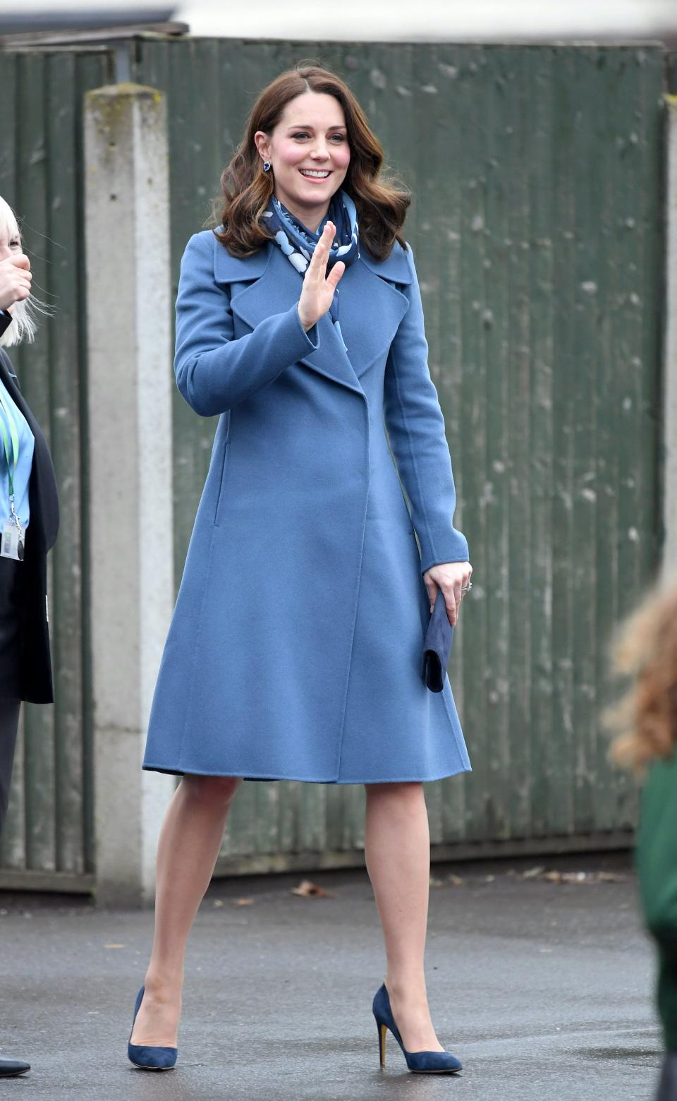 kate middleton january 23 2018 blue coat