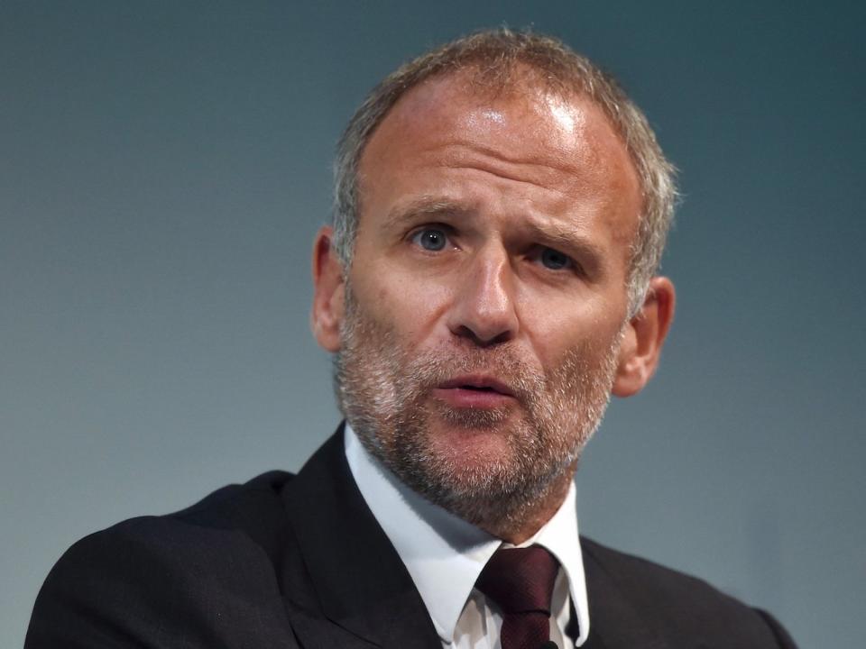 Dave Lewis, Group Chief Executive of Tesco speaks at the CBI annual conference in London, in this file photograph dated November 9, 2015. Tesco, Britain's biggest supermarket chain, announced on January 14, 2016 that it beat forecasts for UK sales over the key Christmas trading period, driven by lower prices, and said it was making good progress with its turnaround plan.