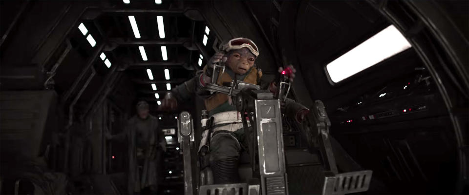 Jon Favreau will voice this alien in <em>Solo: A Star Wars Story.</em> (Photo: Lucasfilm)