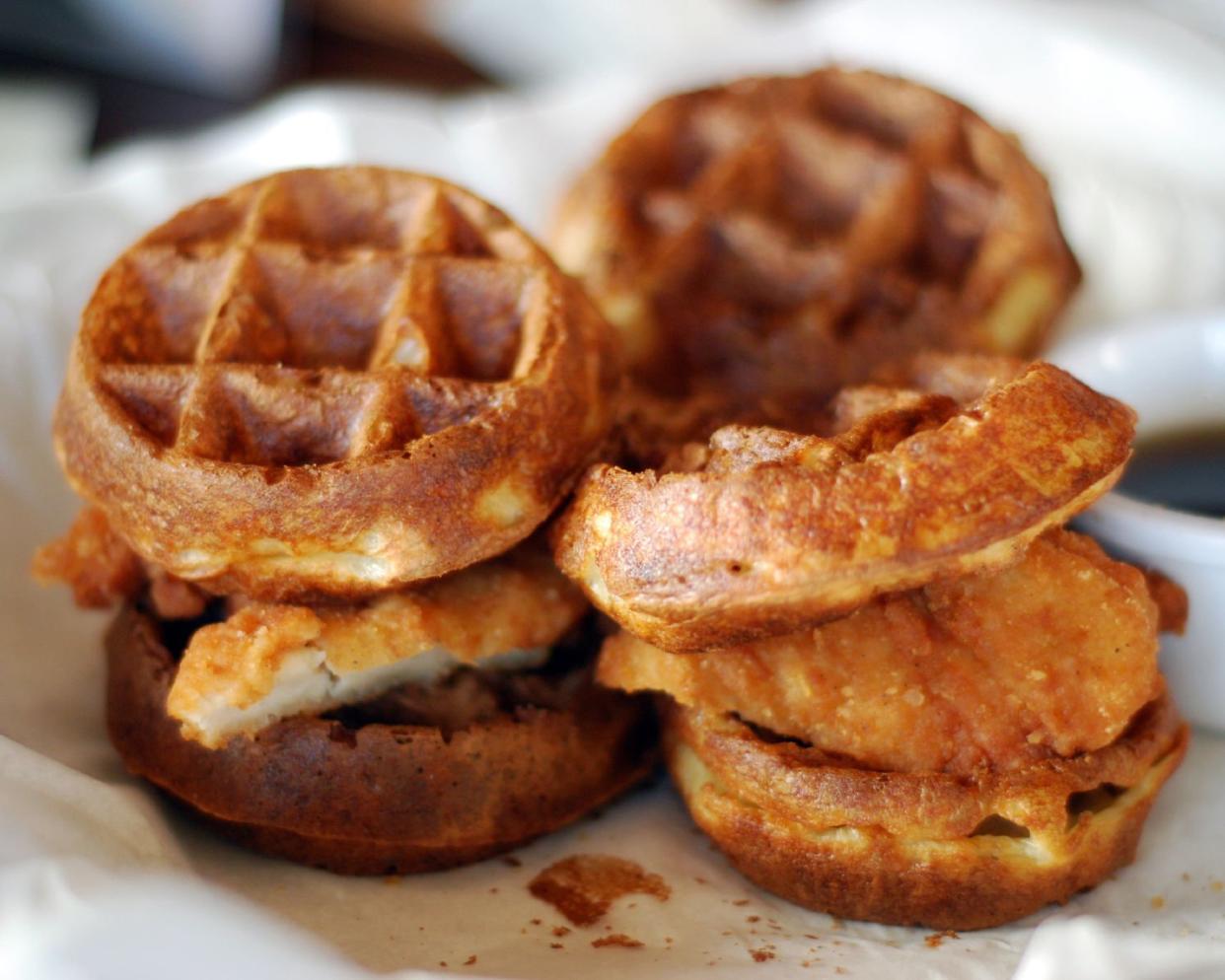 Sriracha Chicken and Waffle Sliders in South Carolina State Fair, South Carolina