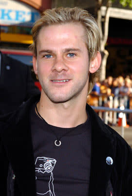 Dominic Monaghan at the Hollywood premiere of Warner Bros. Pictures' Batman Begins