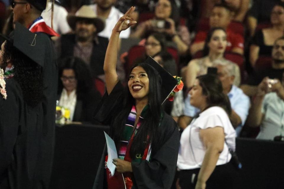 More than 1,000 Latino graduates participated in the 48th Fresno State Chicano/Latino Commencement Celebration on May 18, 2024.