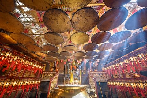 A Hong Kong temple - Credit: GETTY