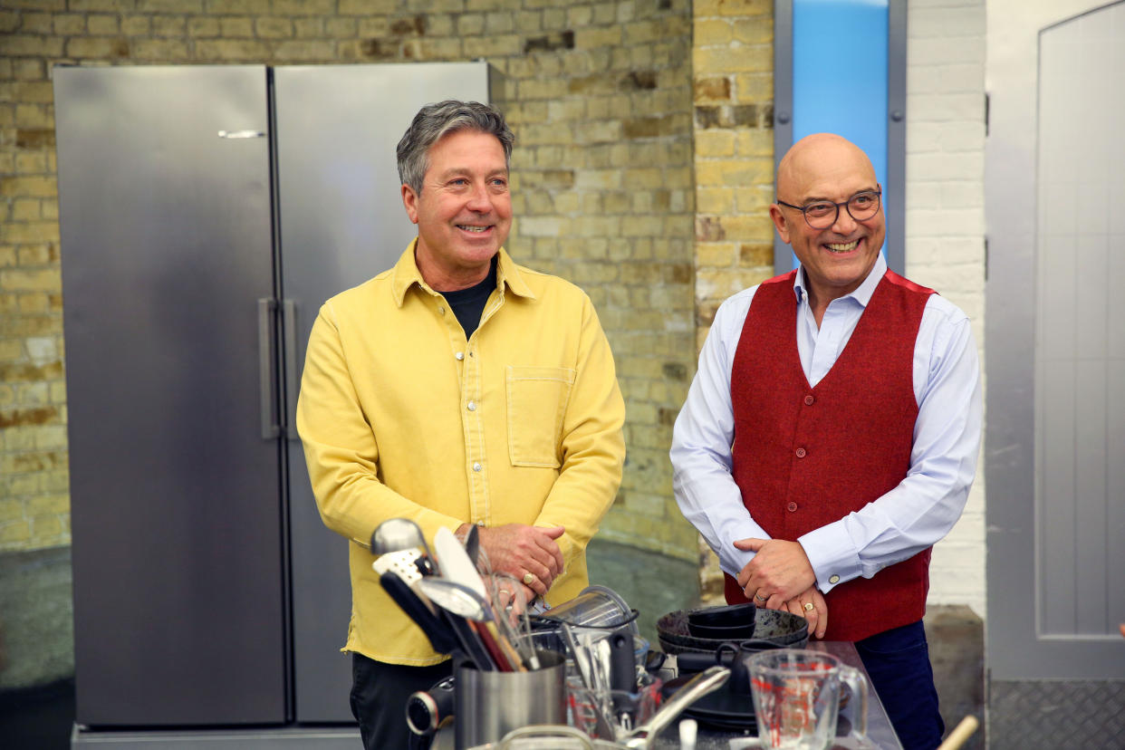 John Torode and Gregg Wallace on Celebrity MasterChef. (BBC)