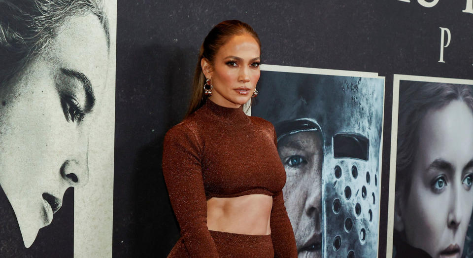 Jennifer Lopez attended The Last Duel film premiere in New York yesterday evening. (Getty Images)