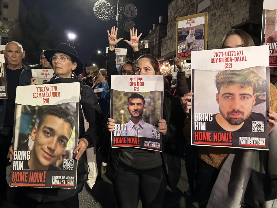 Protestas contra Netanyahu por la liberación de los rehenes de Hamás. (Photo by Turgut Alp Boyraz/Anadolu via Getty Images)