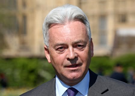 FILE PHOTO: Minister of State for Europe and the Americas Alan Duncan attends a news conference