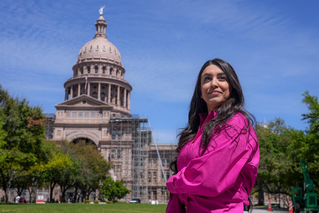 Rebecca Muñoz, a breast cancer survivor, benefited from biomarker testing covered by insurance. The Legislature is considering bills that would require health insurance companies to provide coverage for such testing for diagnosis, treatment, appropriate management or monitoring of an enrollee's disease.