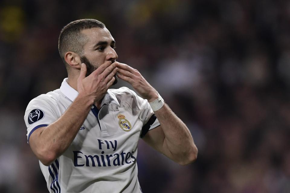 Benzema, buteur face au BVB