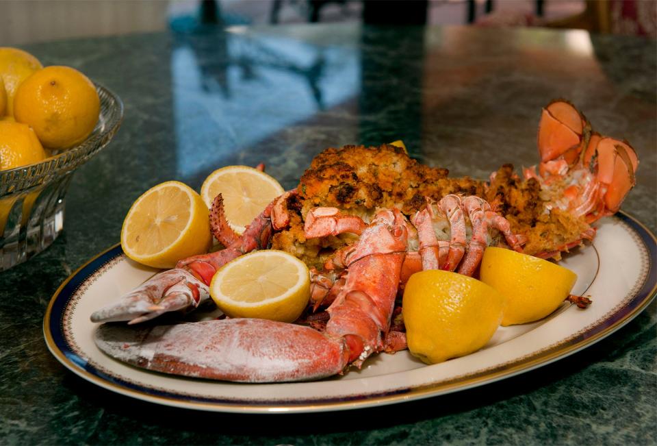 Cheryl Gouse recently served a New England-style baked lobster for lunch. It is one of her specialties.
