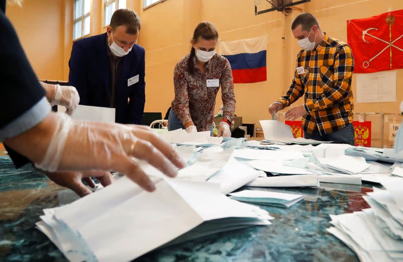 Nationwide vote on constitutional reforms, in Saint Petersburg