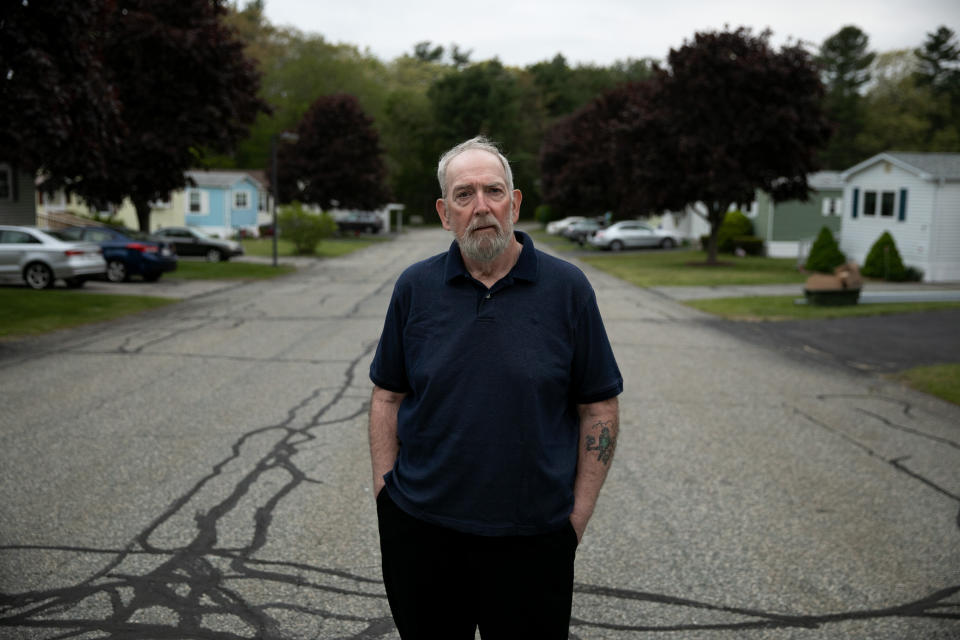 Reverend Michael Scarlett poses for a portrait in the Colonial Estates community on May 19, 2019. (Photo: Kayana Szymczak for HuffPost)