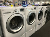 Durable goods are seen on sale in a store in Los Angeles, California, U.S., March 24, 2017. REUTERS/Lucy Nicholson