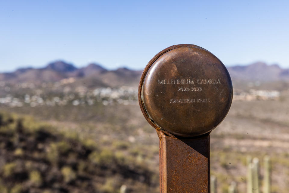 Millenium camera looking out over the town of Tucson Arizona