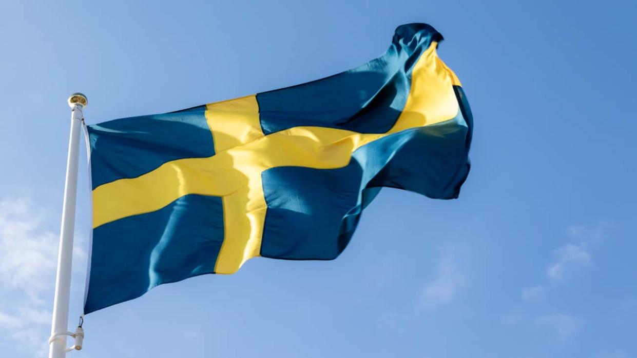 Stock photo: Swedish flag