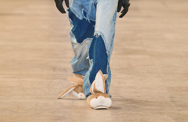 Nahmias Debuts Kodak Black Collaboration & Shows Bunny Slippers at Fall '23  Paris Fashion Week Show