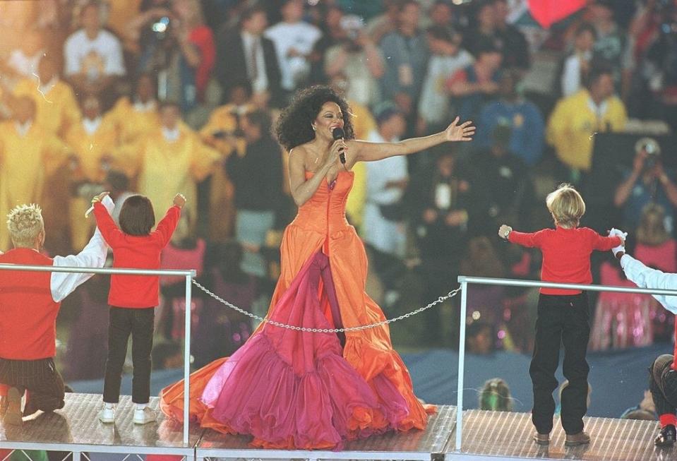 Diana Ross performing