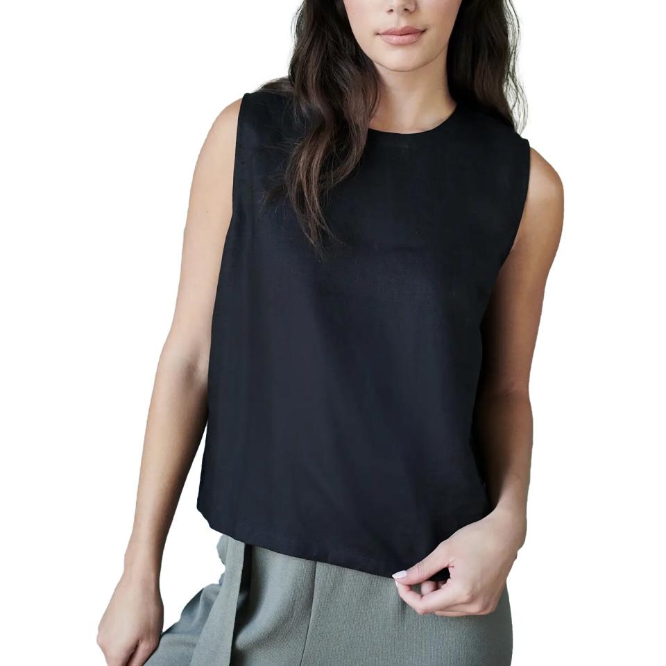 quince linen tank