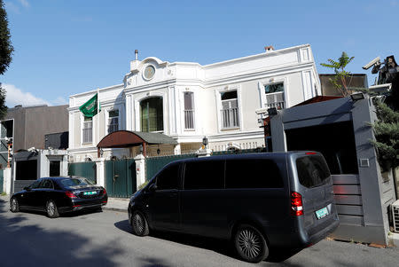 Residence of Saudi Arabia's Consul General Mohammad al-Otaibi is pictured in Istanbul, Turkey October 10, 2018. REUTERS/Murad Sezer