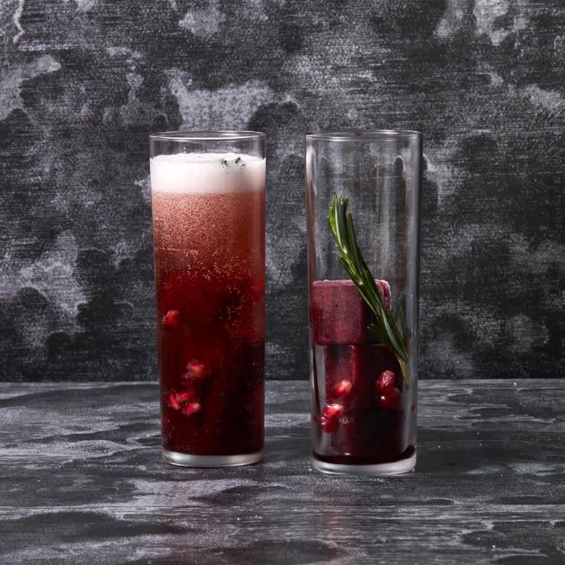 12) Sparkling Pomegranate Cocktail