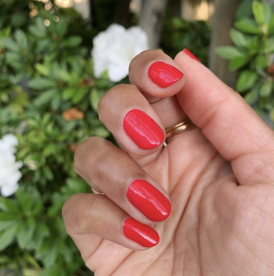 Simple Red Manicure