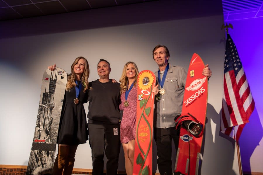 Photos from last year's induction ceremony. (Courtesy US Ski & Snowboard Hall of Fame),