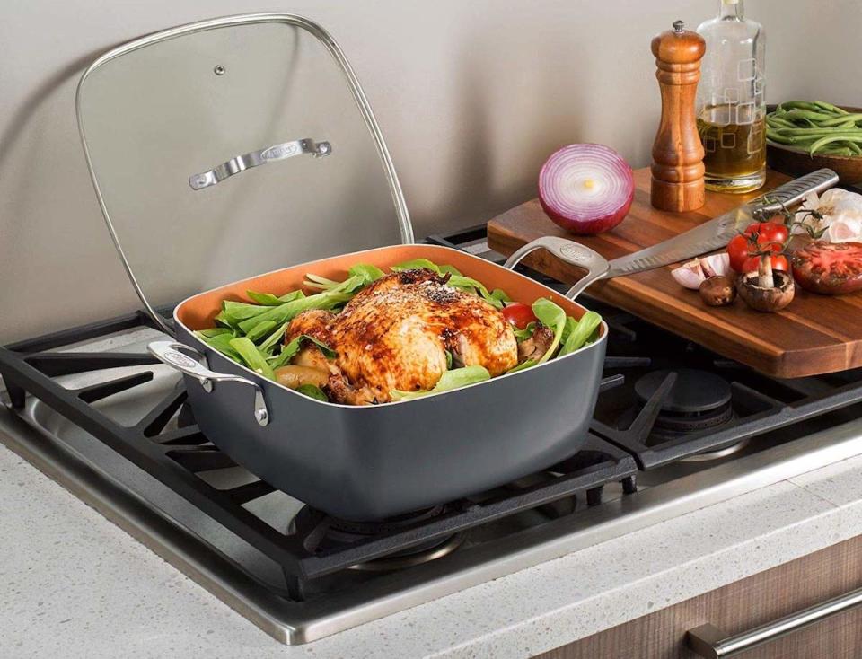 Cook whatever you want—nothing will stick to these pots and pans. (Photo: Amazon)