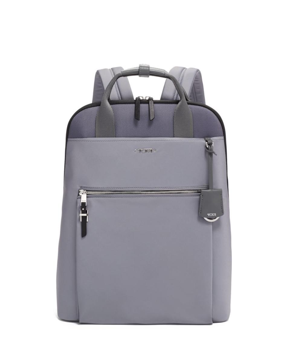 <p><strong>Tumi</strong></p><p>tumi.com</p><p><strong>$259.00</strong></p><p><a href="https://go.redirectingat.com?id=74968X1596630&url=https%3A%2F%2Fwww.tumi.com%2Fp%2Fessential-backpack-01397181408&sref=https%3A%2F%2Fwww.womenshealthmag.com%2Flife%2Fg38123252%2Fwork-bags-for-women%2F" rel="nofollow noopener" target="_blank" data-ylk="slk:Shop Now;elm:context_link;itc:0" class="link ">Shop Now</a></p><p>Another non-leather option, this nylon backpack is treated with antimicrobial technology to help protect your belongings while keeping the bag odor and mold-free (great for the pre- or post-work exerciser!). And if you never leave home without your laptop, rest easy knowing it's safe in this backpack's padded compartment. Plus, it features other zipper pockets to keep your valuables safe and secure.</p>